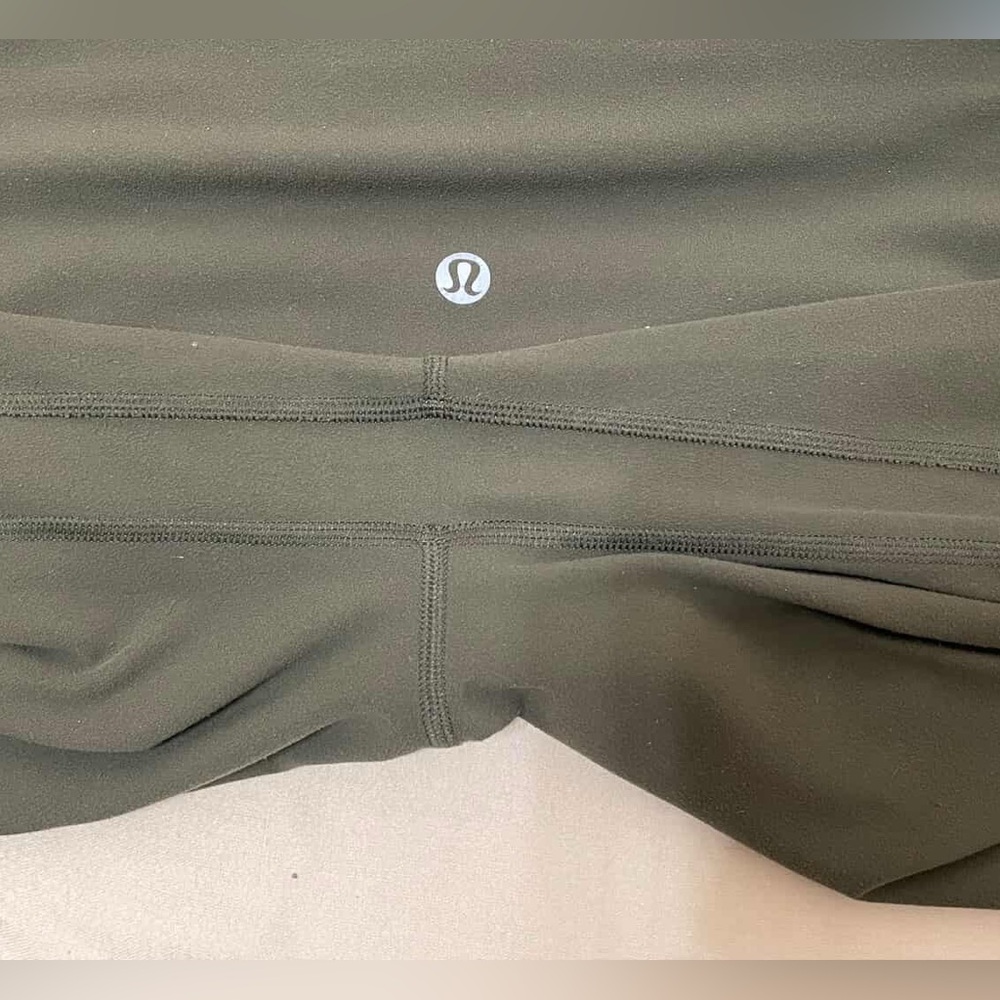 Lululemon Align II High-Rise 25” Leggings Dark Olive Size 6 - Picture 8 of 8